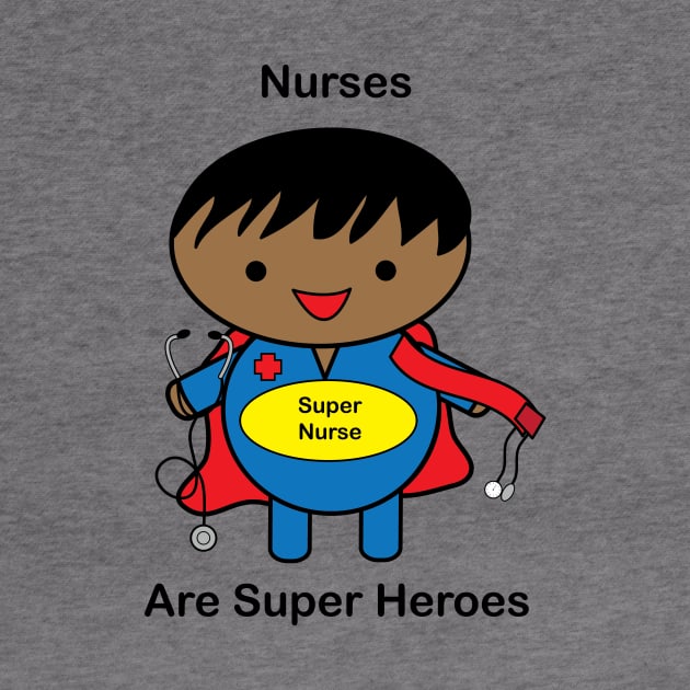 Nurse Male Black Super Hero by Beautiful Cuteness